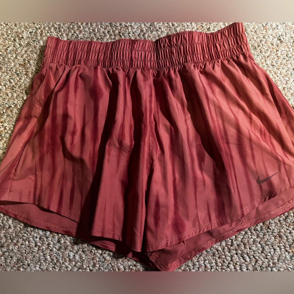 Nike Women's Rust Coral Athletic Shorts